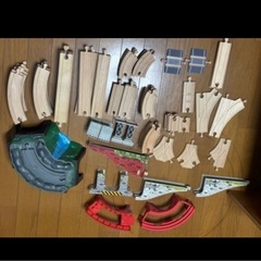 木製レールセットの画像