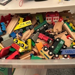 木製レールセットの画像