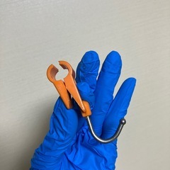ロープや棒を挟んで使うフック 3個の画像