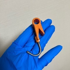 ロープや棒を挟んで使うフック 3個の画像