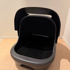デオトイレ おまけシート付き ダークグレー フード付き 中古の画像