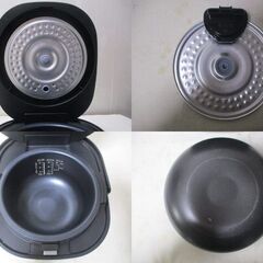 G∀60 炊飯器 シャープ KS-CF05B-B 3合炊き 2023年製 中古品 検：SHARP ジャー 黒 ブラック マイコンの画像