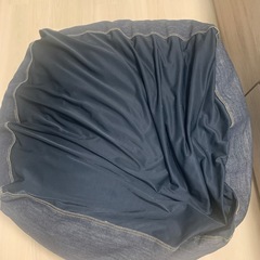 無印良品　体にフィットするソファ　綿デニム　ネイビー　セットの画像
