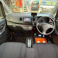 タントエグゼカスタム 4WD 走行7.1万キロ ワンオーナー車 TVナビ フルセグ DVD Bluetooth再生 車検付 すぐ乗れるの画像