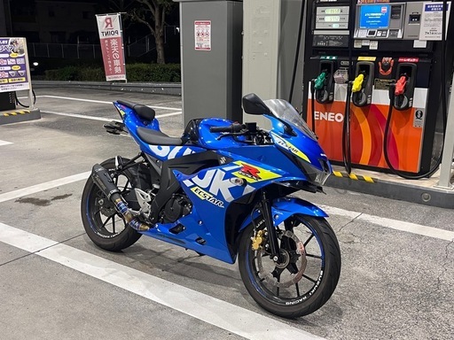 至急スズキGSX-R150 6000キロカスタムあり無料にてお届けします