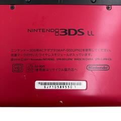 186000 訳アリ品 Nintendo 任天堂 ニンテンドウ ニンテンドー3DS LL SPR-001  レッド×ブラック [0000000001828]の画像