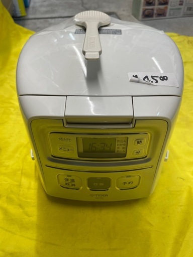4,500 タイガー3合炊飯器 2021ねんせ年製 【IJ22】