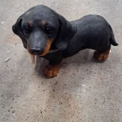 リサイクルショップどりーむ天保山店　No.4424　犬の置物　ダ...