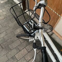リサイクルショップどりーむ荒田店　No529 自転車　ミニベロ　LOUISGARNEAU　ルイガノ　LGS-MA　軽量アルミフレーム　ギア切り替え付き　状態良好♪　タイヤ前後交換済みの画像