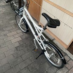 リサイクルショップどりーむ荒田店　No529 自転車　ミニベロ　LOUISGARNEAU　ルイガノ　LGS-MA　軽量アルミフレーム　ギア切り替え付き　状態良好♪　タイヤ前後交換済みの画像