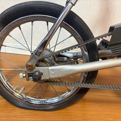 希少 ブリヂストン 折りたたみ自転車 ベルトドライブ 小径車の画像