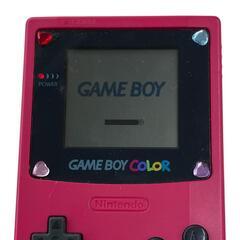 186000 現状品 Nintendo 任天堂 ニンテンドウ ゲームボーイ COLOR CGB-001  ピンク [0000000001831]の画像