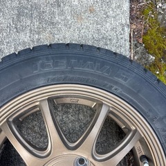 スタッドレスタイヤ　ホイールセット　165/65R14 2020年製　の画像