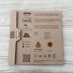 SuperBee Beeswax Wraps ミツロウラップの画像