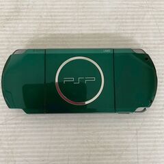 SONY PSP 本体 PSP-3000 ACアダプタ付き グリーン 起動OK ジャンク ポータブルゲーム機 中古 初期化済 ゲーム機 Y2299の画像