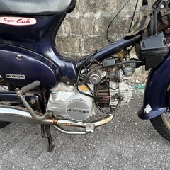 丸目スーパーカブ90 デカドラム　レストアベースの画像