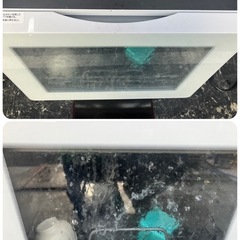 【中古】大阪引取歓迎　サンコー　タンク式食器洗い乾燥機　「ラクア」ホワイト　水道いらずタンク式【IJ29　KNJF082】の画像