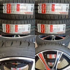 【新品タイヤ付】165/45R16 クムホ HS51＋MONZA Carozza ホイール4本セット（バランス・バルブ新品済）の画像