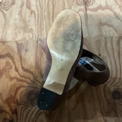 レースアップシューズ🥿パンチングレザーRondooriginalパンプスシューズ22.5cmローファーレディース👱‍♀️茶色の画像