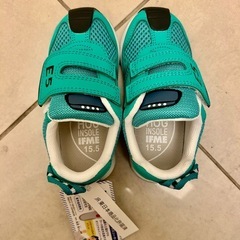 ★新品未使用★ IFME ×TRAIN キッズスニーカー 新幹線 はやぶさの画像