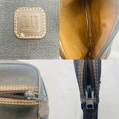 【❗️✨紳士の装いに✨❗️】dunhill 🌟カフス＆タイピン＆バッグセット✨ 英国紳士アイテム❗️の画像