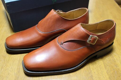 【未使用】 スペイン製 オール本牛革 糸縫い 高級ドレスシューズ