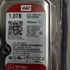 Western Digital WD10EFRX（3.5 HDD 1TB）2台の画像