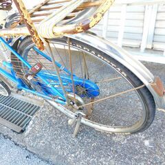 【JM823】昭和レトロ 自転車 ロッドブレーキ FUJI CYCLE フジサイクルの画像
