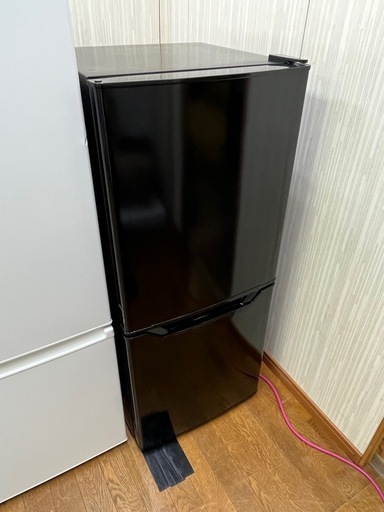 #14 激安冷蔵庫!! コンパクトタイプ YAMAZEN 2ドア 106L 2023年 YFR-D111(B) 右開き