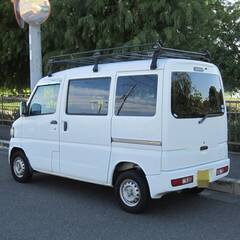 車検Ｒ８年３月　ミニキャブ　バン　新しい後期最終モデル　U61V　屋根大型キャリア付き　軽バン　お仕事にの画像