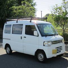 車検Ｒ８年３月　ミニキャブ　バン　新しい後期最終モデル　U61V　屋根大型キャリア付き　軽バン　お仕事にの画像
