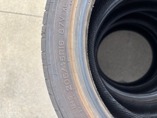 205/45r16  ナンカンタイヤ 