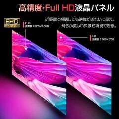 【美品!】 24インチ フルハイビジョン テレビ ブルーレイレコーダー付き 2番組同時録画可能 【格安】の画像