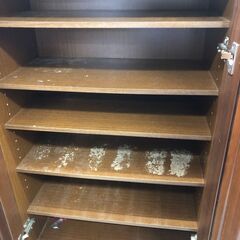 【ジャングルジャングル石津店】シューズボックス 下駄箱 幅120cm 収納家具 ブラウン クリーニング済み 堺市 石津の画像