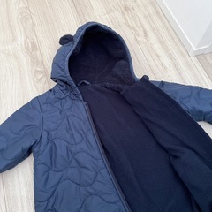 UNIQLO ジャンプスーツ 防寒カバーオール 80cmの画像
