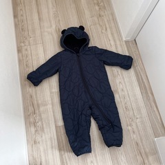 UNIQLO ジャンプスーツ 防寒カバーオール 80cmの画像
