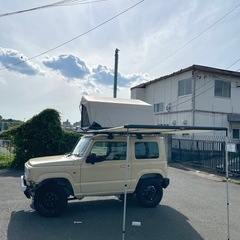 ルーフテント ルーフラック　アウトドアの画像