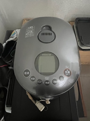 ❗️希望最高値下げ1万円！大阪ガス　炊飯器　直火の匠