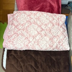 掛け布団カバーと毛布
の画像