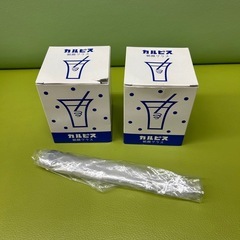 カルピス　グラス　マドラー付きの画像