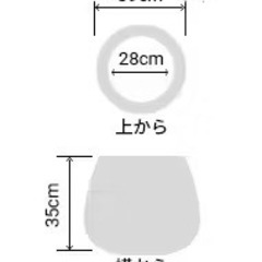 鉢カバー 8号用Lush Basket stemの画像