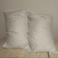 無印良品 枕 50×70 2個セットの画像