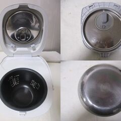 G∀84 炊飯器 Panasonic SR-KT060 3.5合 2023年製 IH炊飯器 中古品 検：パナソニック ジャー 白 ホワイトの画像