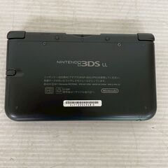 【Nintendo】任天堂 3DS LL 動作品 ブラック SPR-001 ゲーム機 社外充電器付き 箱無し 本体のみ タッチペンあり Y2301の画像