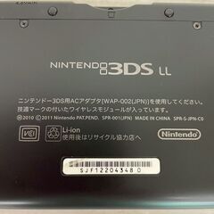 【Nintendo】任天堂 3DS LL 動作品 ブラック SPR-001 ゲーム機 社外充電器付き 箱無し 本体のみ タッチペンあり Y2301の画像