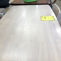 【ジャングルジャングル石津店】NITORI ニトリ ダイニングセット ダイニングテーブル スタディーS120 ダイニングチェア 椅子2脚 ベンチ クリーニング済み 堺市 石津の画像