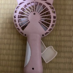 ハンディ手動扇風機の画像