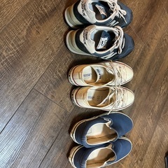 スニーカー3点セット　ニューバランス、コンバース、vansの画像