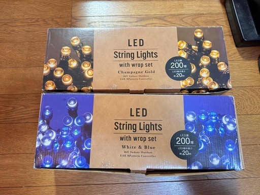 LED string lights 2パックセット