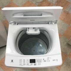 【ジャングルジャングル石川金沢店】洗濯機 ハイアール JW-U45MK 4.5kg 2024年製 動作確認／クリーニング済みの画像